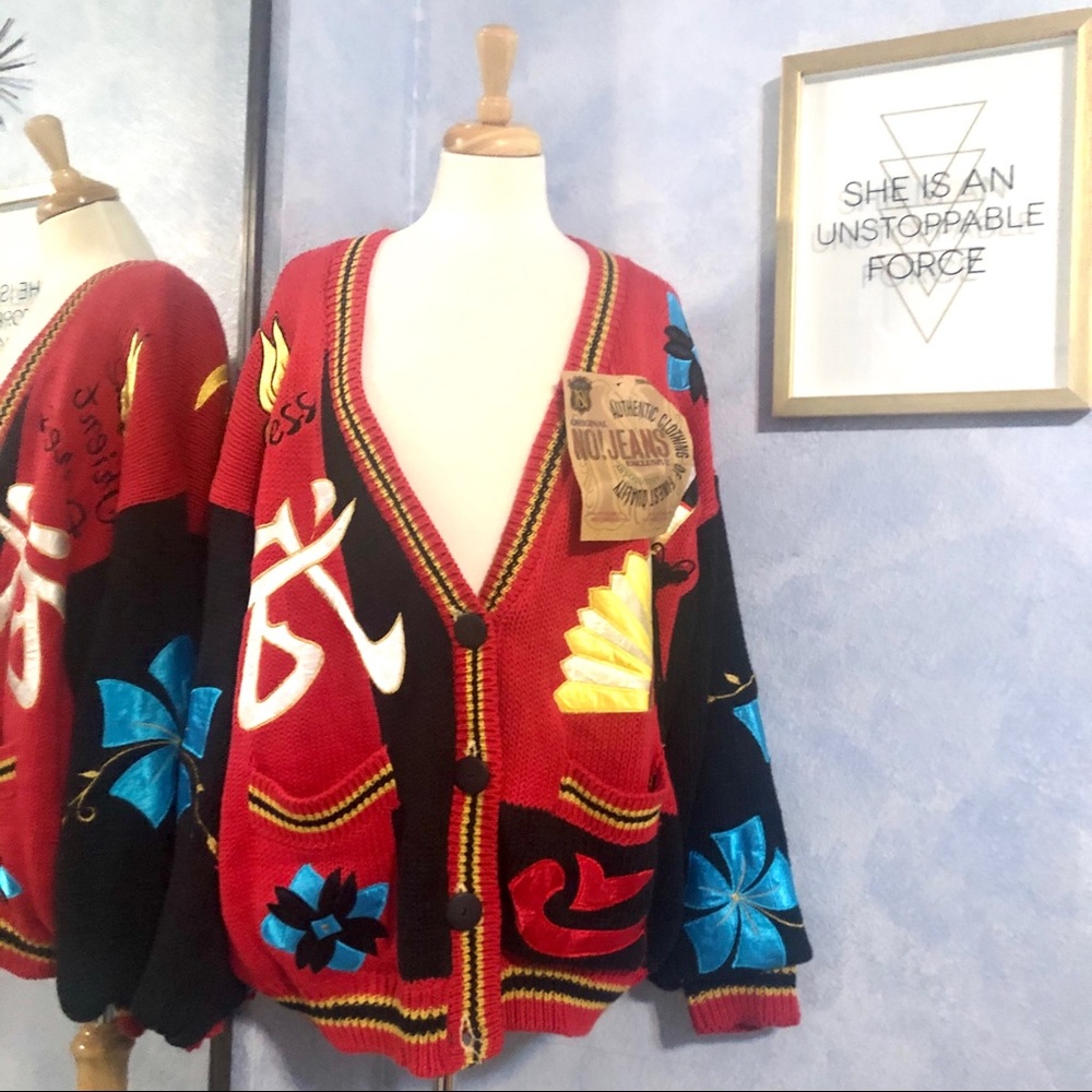 1980s Absolutely No! Jeans “Orient Express” Jacket